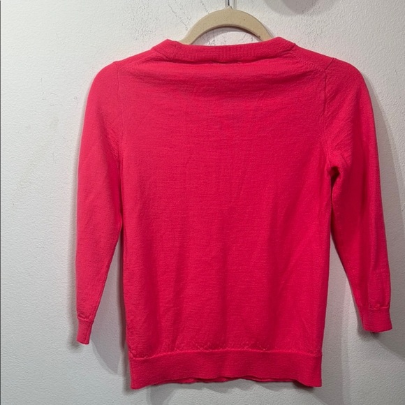 (R) J.CREW Vibrant Pink Sweater, size S - Picture 3 of 9